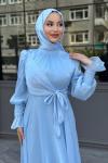 Nehir Tesettür Abiye Bebe Mavisi