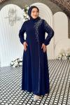 Didem Tesettür Abiye Lacivert