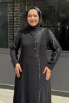 Didem Tesettür Abiye Siyah