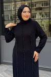 Gülten Tesettür Abiye Siyah