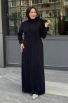 Gülten Tesettür Abiye Siyah