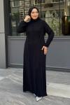 Gülten Tesettür Abiye Siyah