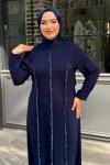Gülten Tesettür Abiye Lacivert