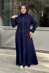 Gülten Tesettür Abiye Lacivert