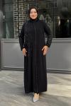 Hanımeli Tesettür Abiye Siyah