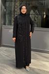 Hanımeli Tesettür Abiye Siyah