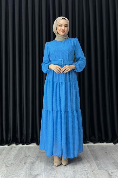 ELA ELBİSE Mavi