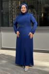 Yosun Tesettür Abiye Lacivert