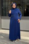 Yosun Tesettür Abiye Lacivert