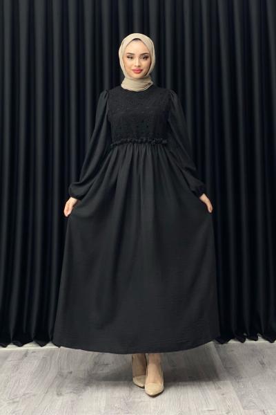SERPİL ELBİSE Siyah
