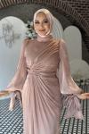 Semanur Tesettür abiye Pudra