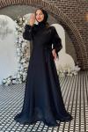 Meltem Tesettür Abiye Siyah