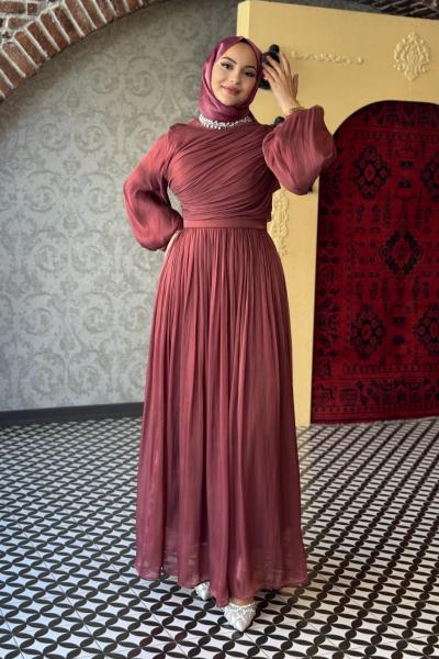 İlknur Tesettür Abiye Gül