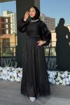 İlknur Tesettür Abiye Siyah