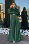 Gülbahar Tesettür Abiye Yeşil