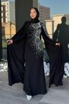 Serenay Tesettür Abiye Siyah