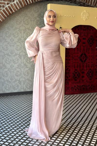 Derin Tesettür Abiye Pudra