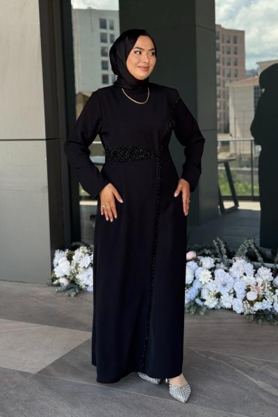 Yosun Tesettür Abiye Siyah