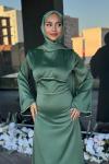 Pınar Tesettür Abiye Mint Yeşili