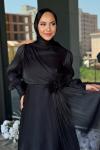 Bahar Tesettür Abiye Siyah