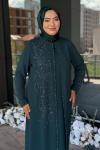 Hanımeli Tesettür Abiye Zümrüt