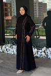 Emine Tesettür Abiye Siyah