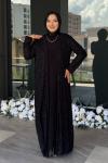 Naciye Tesettür Abiye Siyah