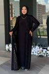 Naciye Tesettür Abiye Siyah