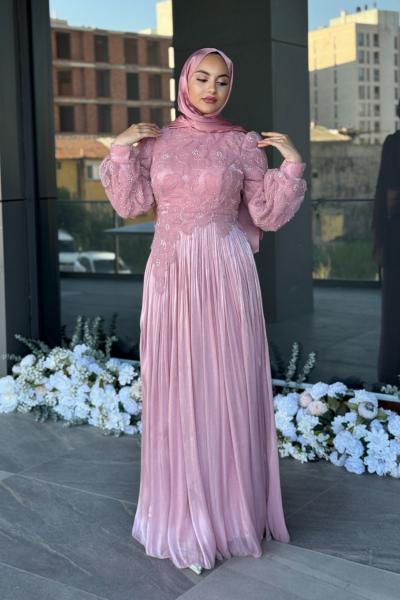 Sümbül Tesettür Abiye Pudra