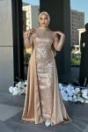 Selma Tesettür Abiye Gold