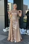 Selma Tesettür Abiye Gold