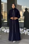 Sıla Tesettür Abiye Lacivert