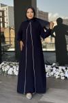 Sıla Tesettür Abiye Lacivert