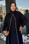 Sıla Tesettür Abiye Siyah