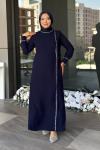 Fikriye Tesettür Abiye Lacivert