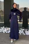 Nursel Tesettür Abiye Lacivert