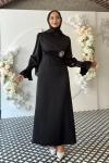 Nursel Tesettür Abiye Siyah