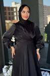Sevinç Tesettür Abiye Siyah