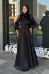Sevinç Tesettür Abiye Siyah