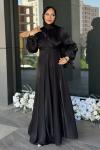 Sevinç Tesettür Abiye Siyah