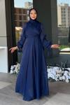 Sevinç Tesettür Abiye Lacivert