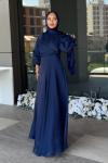 Sevinç Tesettür Abiye Lacivert