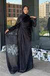 Almina Tesettür Abiye Siyah