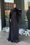 Almina Tesettür Abiye Siyah