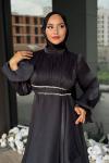 Eda Tesettür Abiye Siyah