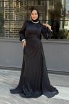Narin Tesettür Abiye Siyah