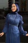 Şahsenem Tesettür Abiye Lacivert