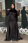 Dilşah Tesettür Abiye Siyah