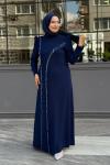 Lavin Tesettür Abiye Lacivert