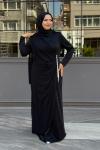 Türkü Tesettür Abiye Siyah